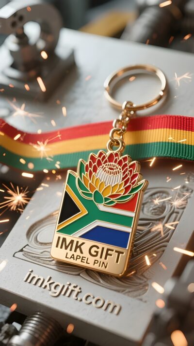 in985-Koningprotea-en-reënboogvlag-39-n-nasionale-missie-versteek-in-39-n-sleutelhanger