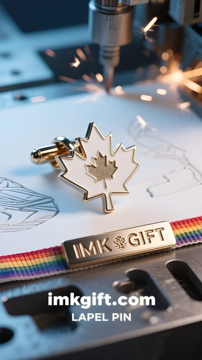 in989-Maple-Leaf-Cufflinks-National-Mission-Worn-on-the-Cuff