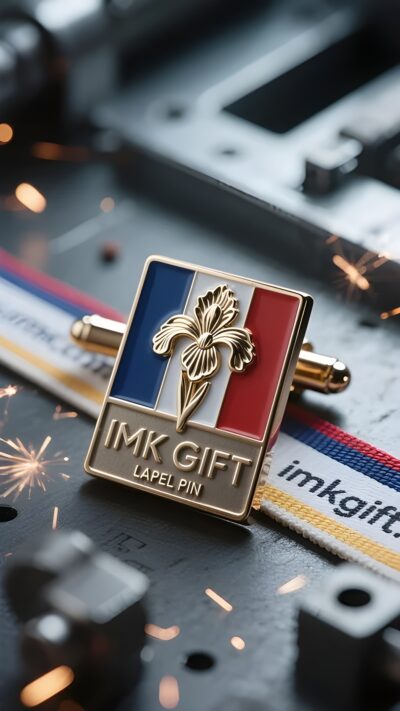 in986-La-France-sur-les-boutons-de-manchette-tissant-un-totem-de-liberté-avec-une-lumière-scintillante