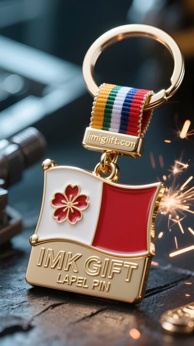 in997-桜と赤い太陽-キーホルダーに秘められた生命の啓示