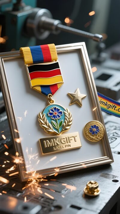 in989-Kornblumenmedaille-Der-Glaube-blüht-in-Schwarz-Weiß-und-Gold