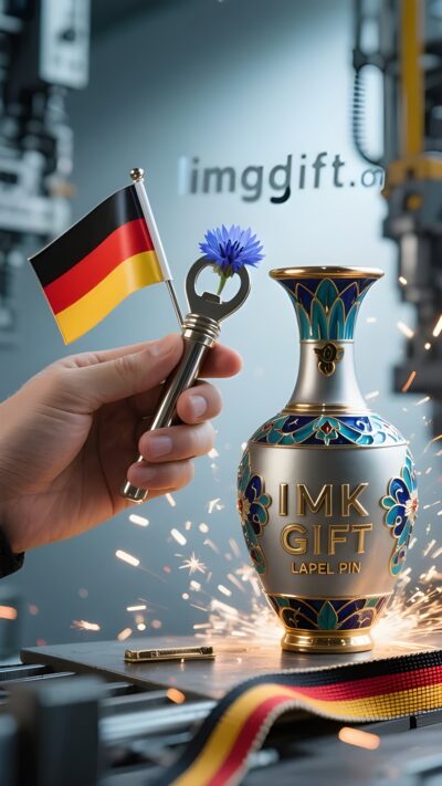 in981-Kornblumen-Flaschenöffner-die-Lösung-aus-Schwarz-Rot-und-Gold