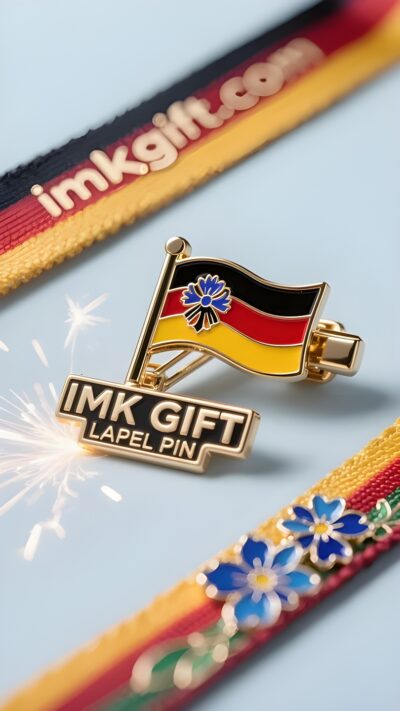 in991-Kornblumen-Krawattenklammer-ein-Miniatur-Totem-des-deutschen-Geistes