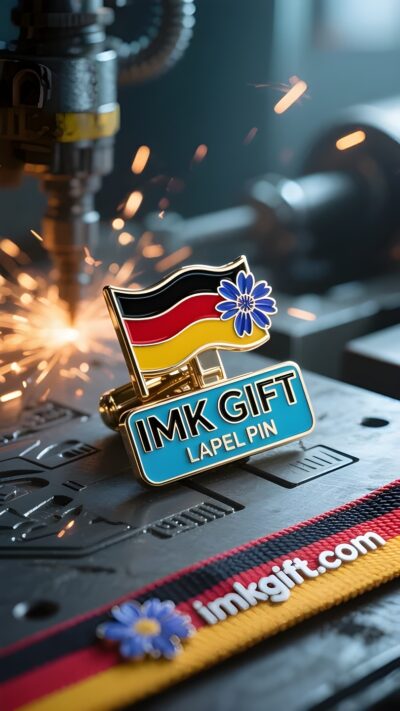 in998-Kornblumen-Krawattenklammer-Ländercode-ans-Revers-heften