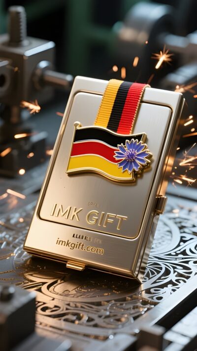 in996-Blaue-Medaille-Sehen-Sie-das-spirituelle-Totem-der-Kämpfer-aus-der-Kornblumen-Visitenkartenbox